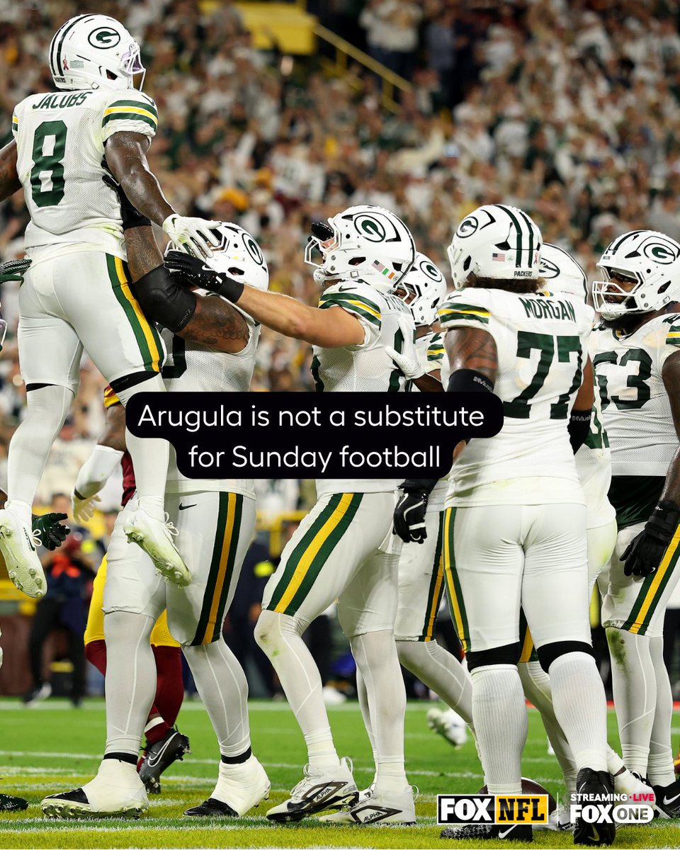 foxone's tweet photo. Hope this clears it up! 😌 #Arugula #FOXSports https://t.co/3opdnGwSyO