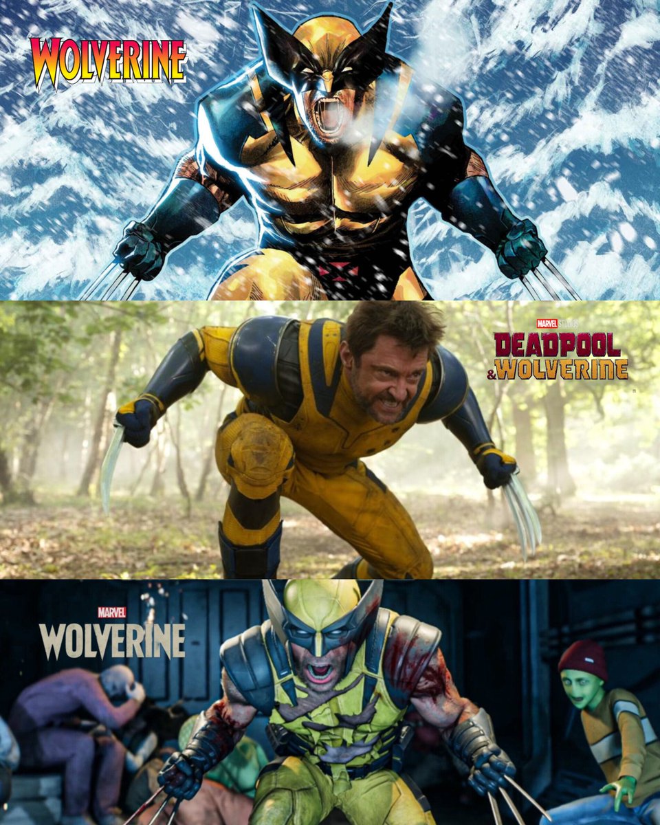EmpressCarri's tweet photo. Iconic in any universe! May the hype never die for this game! 🖤💛🔥🎮 #Wolverine #WolverinePS5 #MarvelGames #InsomniacGames #VideoGames https://t.co/IdEkIn7yGT