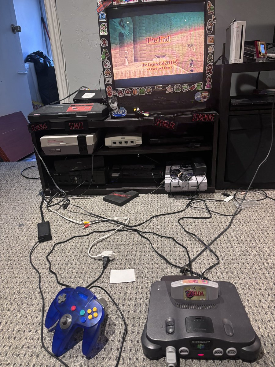 UnpluggedRetro's tweet photo. Last night I beat the Legend of Zelda : Ocarina of time on original hardware! https://t.co/XIeTTKyL3Q