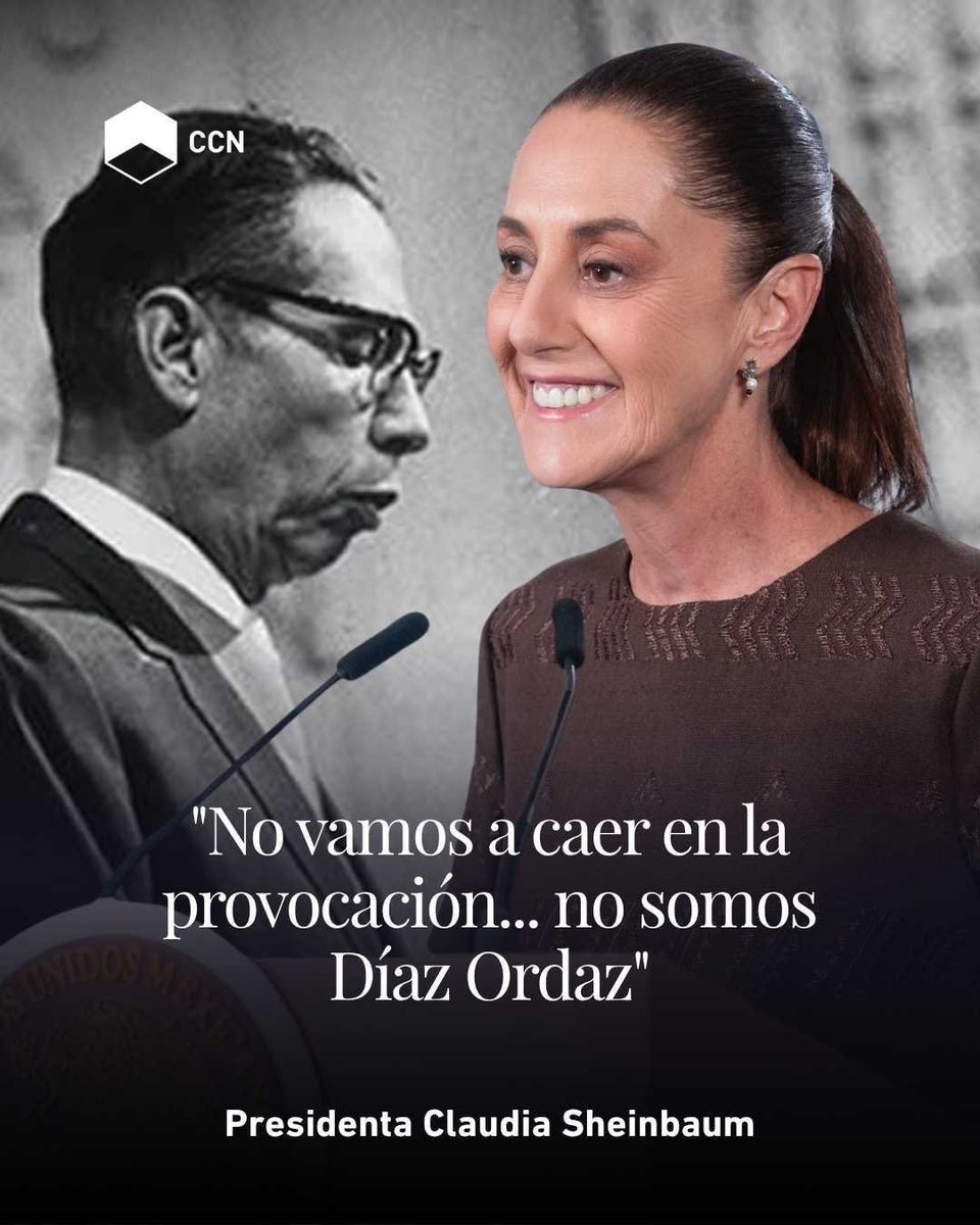 CCNews__'s tweet photo. Algunas voces sugieren que las manifestaciones de las maestras y los maestros de la CNTE, tendrán como respuesta oficial la represión.

Hoy la presidenta Claudia Sheinbaum fue tajante, nunca caerá en las viejas costumbres. Señaló que no se entiende el v4ndalismo ni la viol3ncia, lo que considera provocaciones de grupos ajenos al magisterio, sin embargo incluso esas conductas no tendrán como respuesta la censura ni mucho menos la represión.

Aseguró que el diálogo avanzará, de la mano de la secretaria Rosa Isela Rodríguez, el secretario Mario Delgado y Martí Batres del ISSSTE, en quienes depositó toda su confianza. La instrucción es no prometer nada que no se pueda cumplir, tomando en cuenta los criterios presupuestales. 

"No va a cambiar nada si se reúnen conmigo, ellos tienen toda la confianza de la presidenta para que puedan llegar a acuerdos", puntualizó Sheinbaum Pardo.

La CNTE demanda mejoras salariales y en el esquema de pensiones, principalmente.

CGL | NG