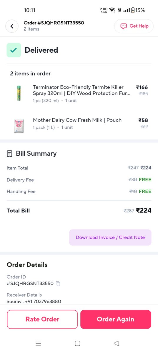 connect2dey's tweet photo. @ZeptoNow what sort of scam are you spewing out in your app?

I have received a used product and am unable to raise issue on your app since I am unable to upload photo on it.

Please arrange a call back or refund the amount. Order details and used product photo is uploaded. https://t.co/QtxpCMXunQ