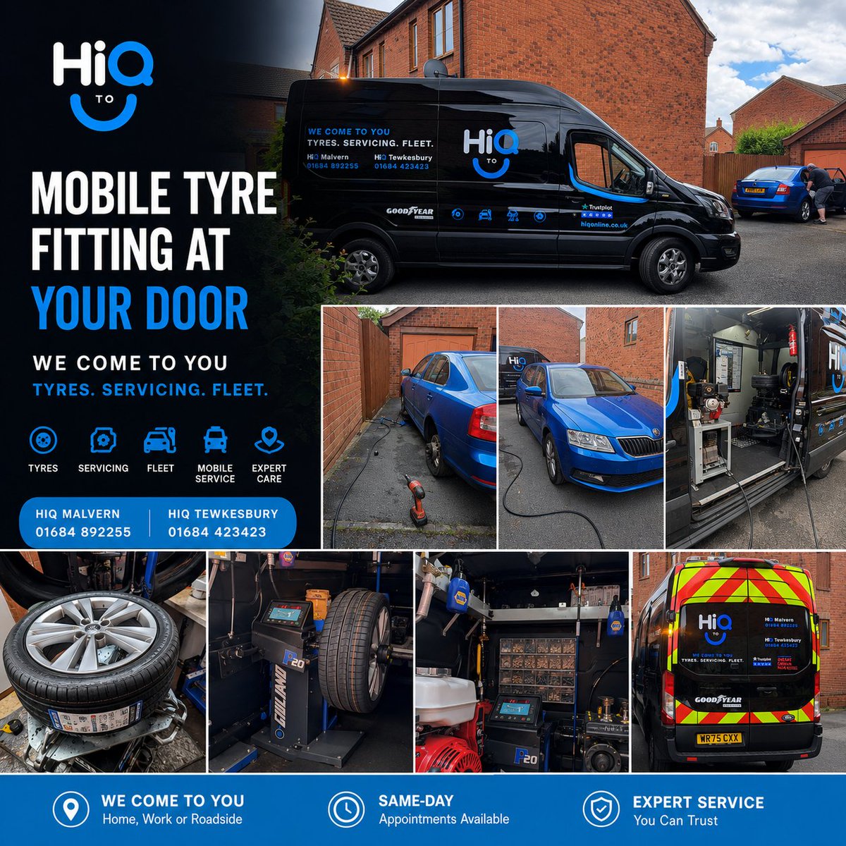 pjnauto's tweet photo. 👀Bookings being taken! 💪
#mobiletyrefitting #hiq2u #tyres 🛞 https://t.co/BvdtYlkerl
