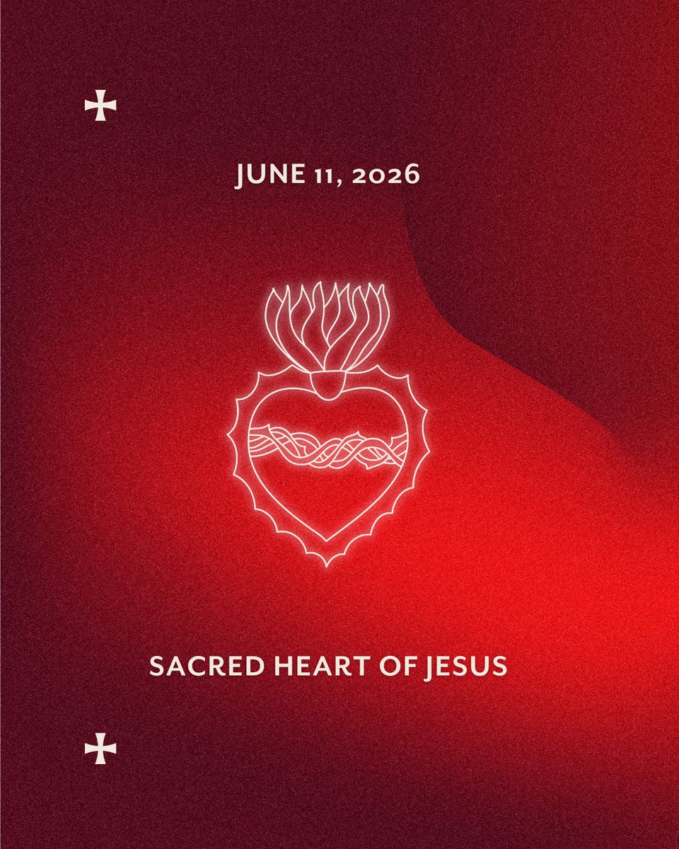 archindy's tweet photo. The U.S. Bishops will consecrate our nation to the Sacred Heart of Jesus on June 11. ❤️‍🔥 

Begin the 9-day novena today and join Catholics nationwide in prayer. 🙏 

Learn more: https://t.co/HAqqOYHcji 

#ArchIndy #SacredHeart #USCCB https://t.co/rS3gXm4ha8