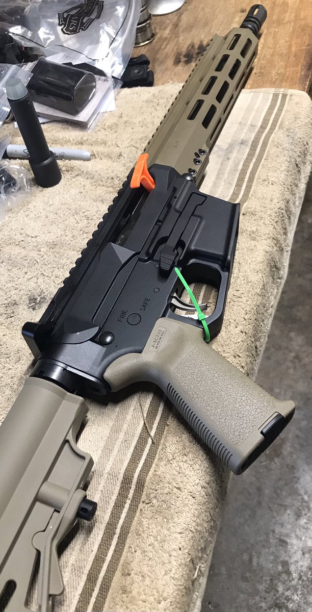 TheWacoKid8's tweet photo. The trigger I got from @grabagun the AR9 from PSA. I have an afternoon project. #ishotthis https://t.co/O0E2qIWASx