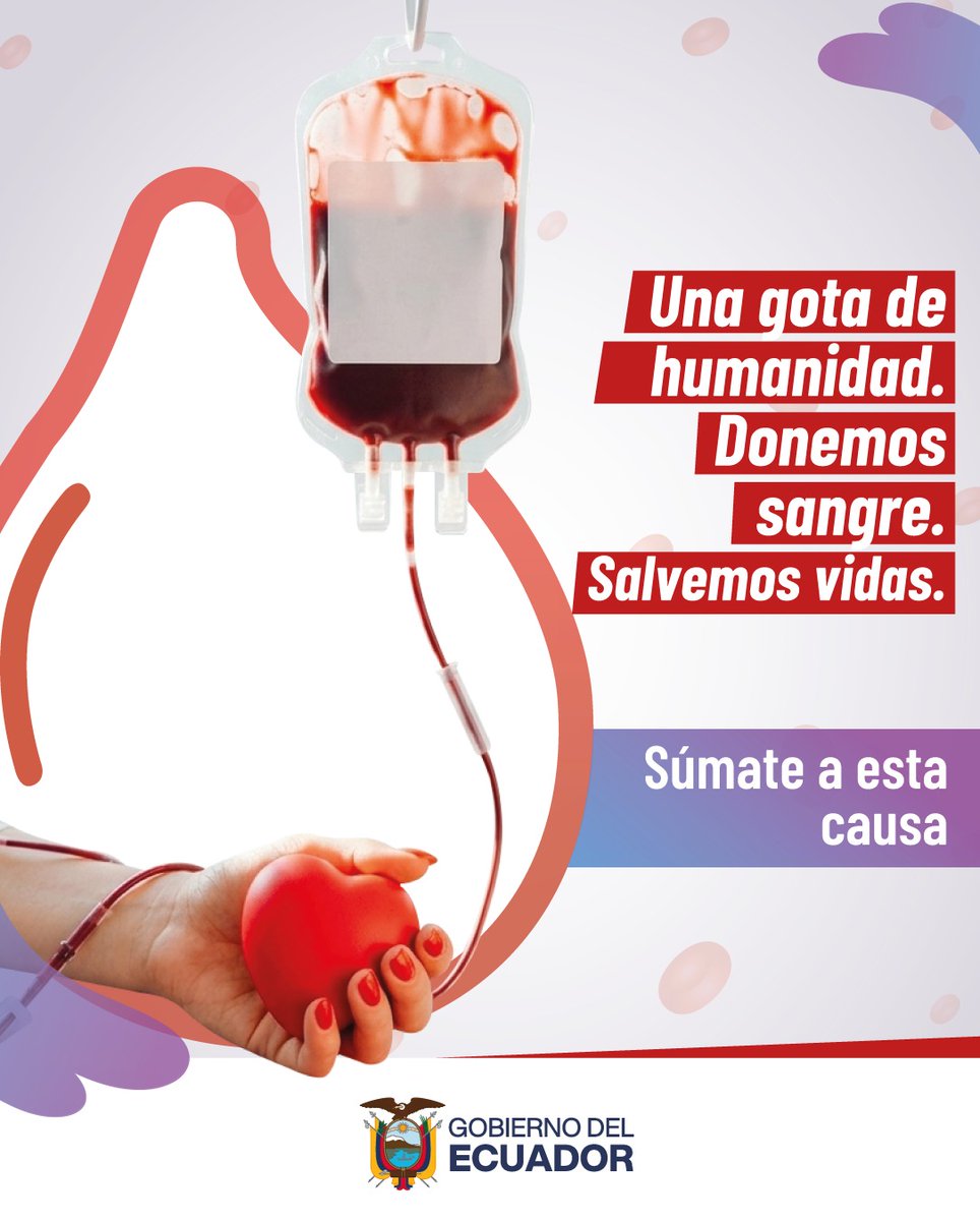 HTDMACHALA's tweet photo. Una gota de humanidad.
Donemos sangre. Salvemos vidas.
Súmate a esta causa. https://t.co/uGQbT68Ltj
