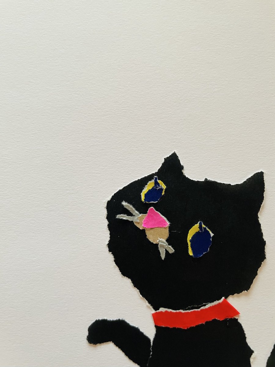 atelierc_p's tweet photo. ちぎり絵で作った作品です。

黒猫

paper work 
black cat https://t.co/lTi9bLeUHM