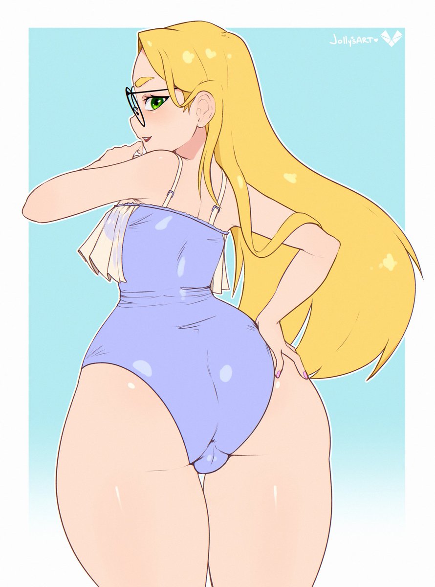 Jollysart's tweet photo. Lulu booty 🍑 skeb for @SmugSquid ✨ https://t.co/SCKgHDKn83