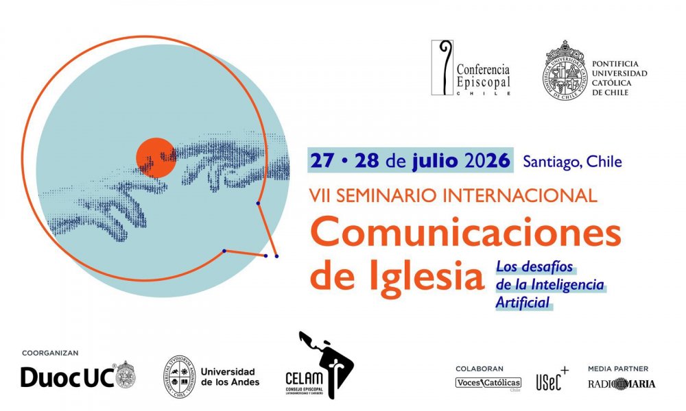iglesiachile's tweet photo. El VII Seminario Internacional de Comunicaciones de Iglesia que abordará los desafíos de la Inteligencia Artificial, congregará a destacados expertos, incluyendo a @antoniospadaro subsecretario Dicasterio Cultura y Educación, en Santiago el 27 y 28 julio https://t.co/vonrLvjTZy https://t.co/jNjpA1btsK