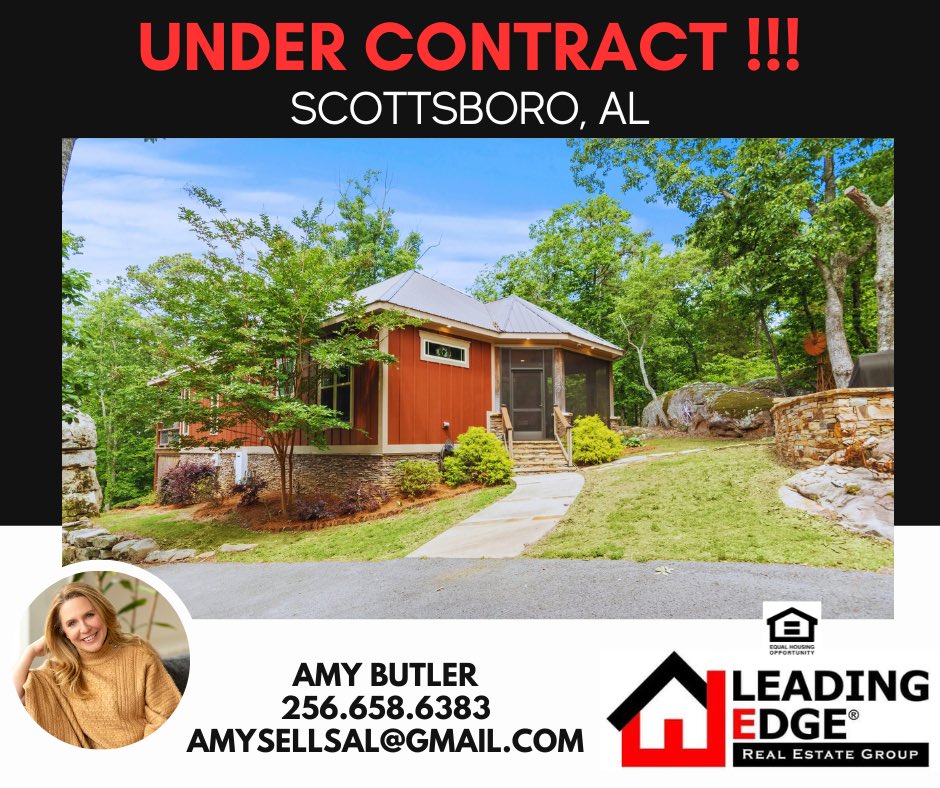NorthAL_Realtor's tweet photo. 👩🏻‍🦰 Amy Butler
🏠 Leading Edge Real Estate
📲256.658.6383
💻AmySellsAL@gmail.com

✨ UNDER CONTRACT IN 12 DAYS✨ https://t.co/onkS4jXGoC