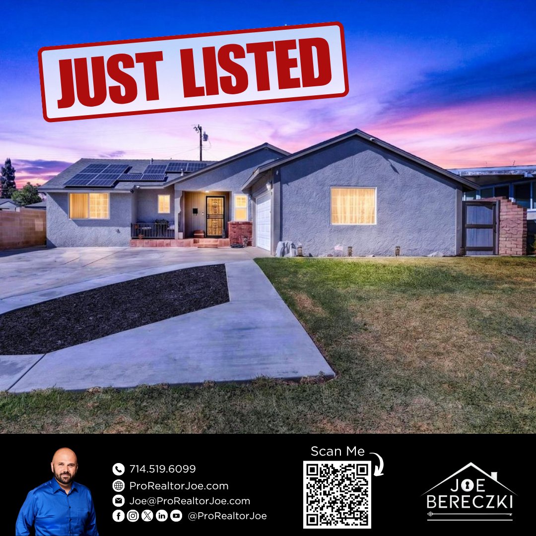 ProRealtorJoe's tweet photo. 🤩 Just listed! 14515 San Dieguito Dr, La Mirada
⚡ Major Upgrades include solar panels, newer roof, newer A/C unit, Puragain whole house water filtration system, 220 amp hook-up in garage, 220 amp RV hook-up, Double-pane windows throughout. 

https://t.co/EHhn9SGZuq

#lamirada https://t.co/PvZVJAa8Y5