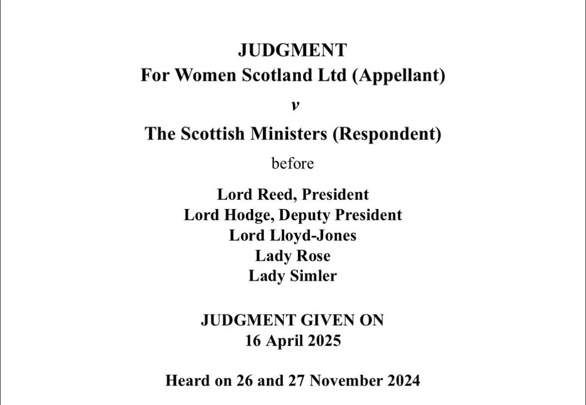 IndiaWilloughby's tweet photo. BREAKING: Would you like to see some IRREFUTABLE proof of the corruption UK trans people are up against? 

On the left, the Lords chosen by the State to sit in judgement of trans people at the UK Supreme Court last April.

On the right, the Lords chosen by the State to sit in judgement of transphobic lawyer Alison Bailey, who has so far lost THREE court cases against Stonewall relating to her transphobia.

A win for Bailey would bankrupt Stonewall.

It’s all a fix - and trans people don’t stand a chance.

What has happened to our community over the last 8 years or so is a scandal as big as anything this country has ever seen. 

From the fixed Cass health review, to being hunted by the EHRC, to being banned from speaking at the UKSC. To the fifty young trans people who have taken their own life due to Wes Streeting’s NHS conversion therapy.

And finally, to the imminent trans apartheid laws - built entirely on hysteria and lies. 

@GoodLawProject