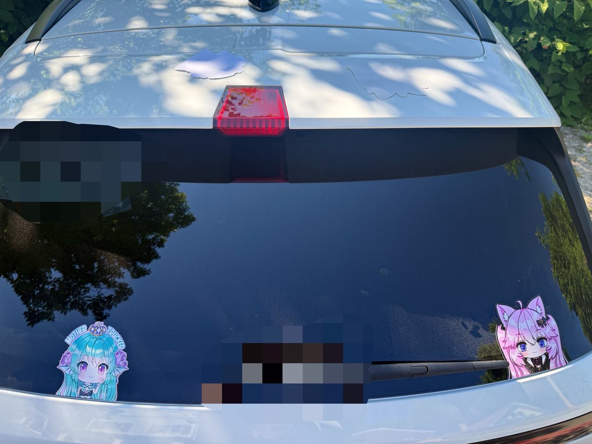 Ichig0Ink's tweet photo. New car, new car decals https://t.co/iDJb24cQ0a