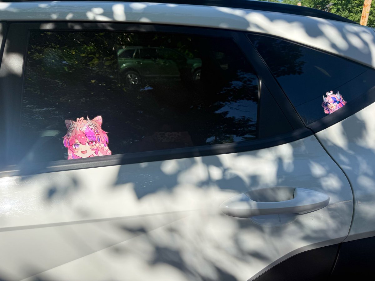 Ichig0Ink's tweet photo. New car, new car decals https://t.co/iDJb24cQ0a