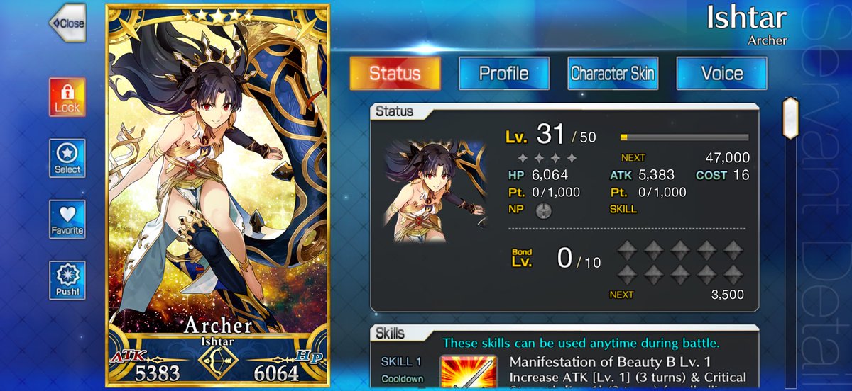 AnemoApple's tweet photo. @Lilinasimpact It’s because Ishtar is an Archer. So we have 3 Archers and a Saber https://t.co/kNlX2i6aWR