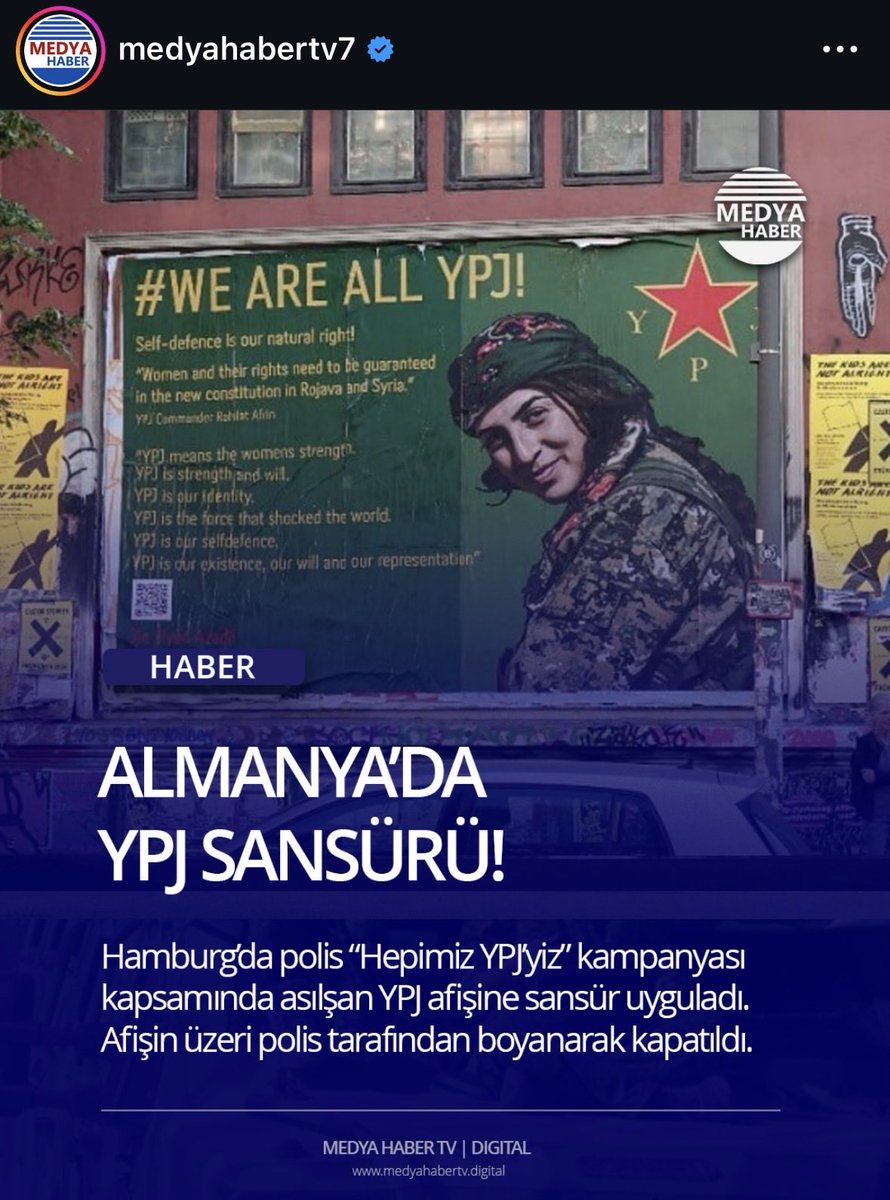 cuvancorak's tweet photo. Yüzlerce belki de binlerce hem ırkçı Kürt düşmanı #Türk hem de radikal islamcı işid sempatizanı olan polis var #Almanya’da.  Ama #YPJ yemez bunları, kadın bu oğlum kadın. Aklınızı başınıza alın 😂 https://t.co/j45yhL07Nx