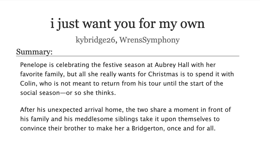 WrensSymphony's tweet photo. All one-shots that started out anonymous. I love all of them very much, and hope you enjoy them, too 💕

modern
https://t.co/xbEHdGabWA

regency
https://t.co/JepT3feV8h

modern
https://t.co/UtoLW4iOa5

regency
https://t.co/eANlN7XVNb https://t.co/8rCKSaPijz