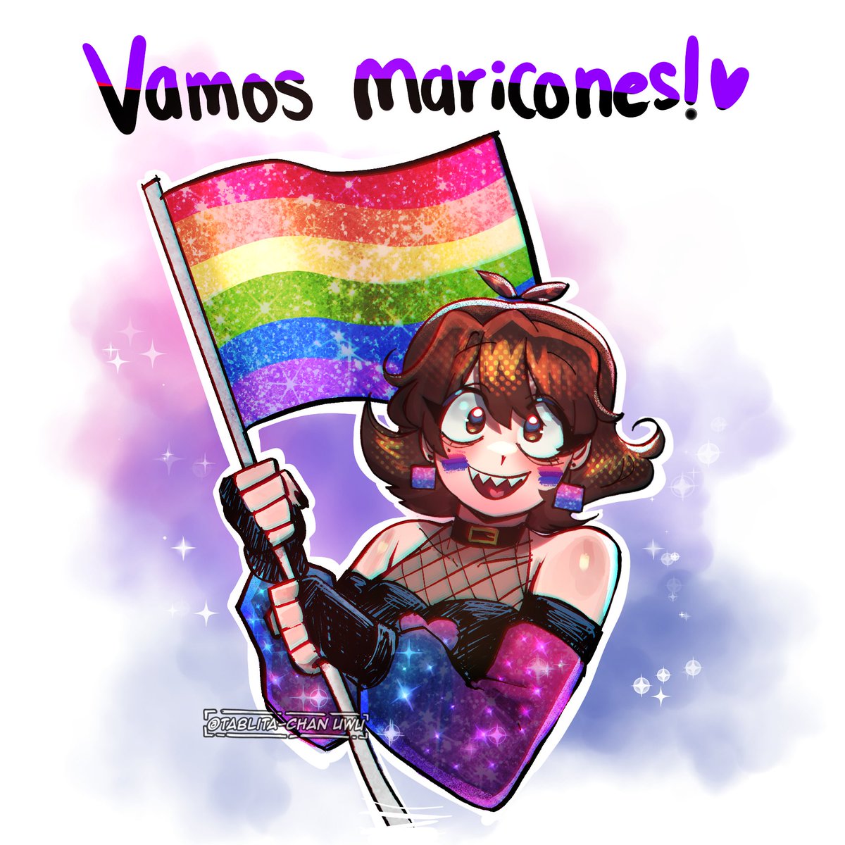 TablitaChan5's tweet photo. FELIZ MES DEL ORGULLO TILINES!♥️🧡💛💚💙💜
#LGBT #Bisexual #Pridemonth https://t.co/XgBlKPLTmv