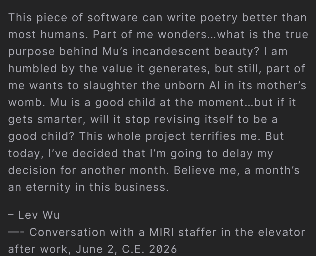 am8ryllis's tweet photo. (I do not recall the origins of this screenshot and cannot vouch for its authenticity. It has been bumping around in my image archive for some time. It felt appropriate to post it finally.) https://t.co/dlHCPEfaDV
