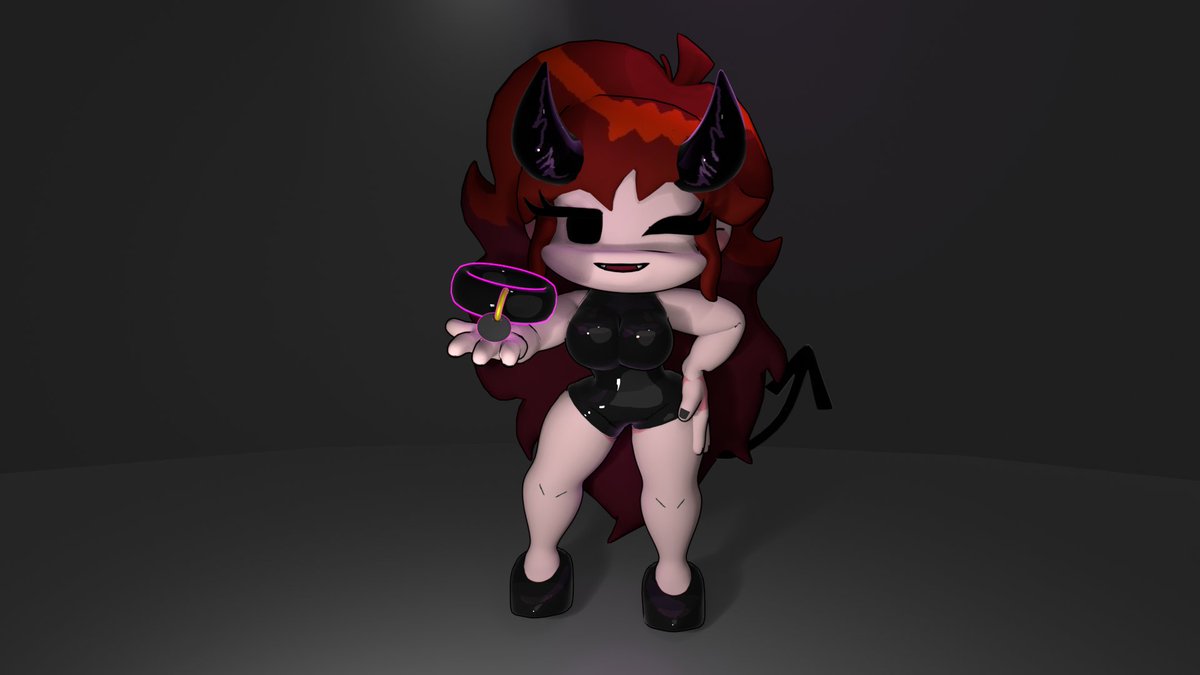 PaulNewwriter's tweet photo. "Well now that you know all about me, will you make a demon girl happy and... be mine?~" https://t.co/AZU6qCvRRT