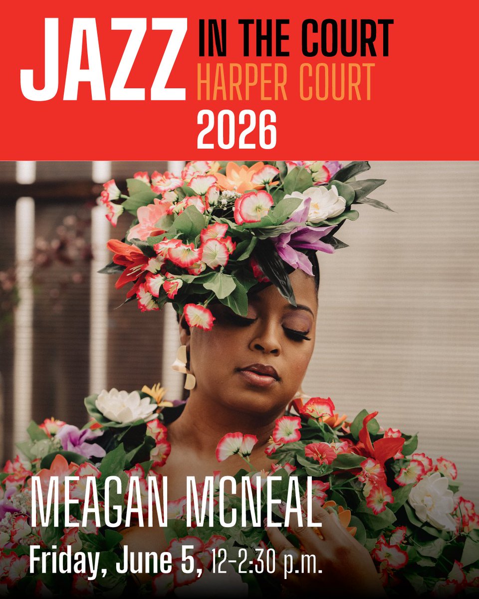 UCCharterSchool's tweet photo. The season opener for UChicago’s Jazz in the Court featuring Meagan McNeal is this Friday June 5. Pick up lunch from a local restaurant and come enjoy one of Hyde Park's favorite summer traditions. Concerts are free and open to all. 🎷📷 Learn more: https://t.co/7ECS4eFAev https://t.co/e4we2rKKjq