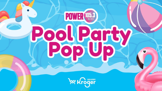 poweratl's tweet photo. Power 105.3 is popping up at a pool near you this summer! We’re pulling up with all your pool day essentials! Floaties, beach towels, coolers and a $250 Kroger gift card to cover all the food! Driven By Kroger Delivery – FRESH delivered to your door

https://t.co/bKa5zYIY0B https://t.co/rkVQMmJKSO