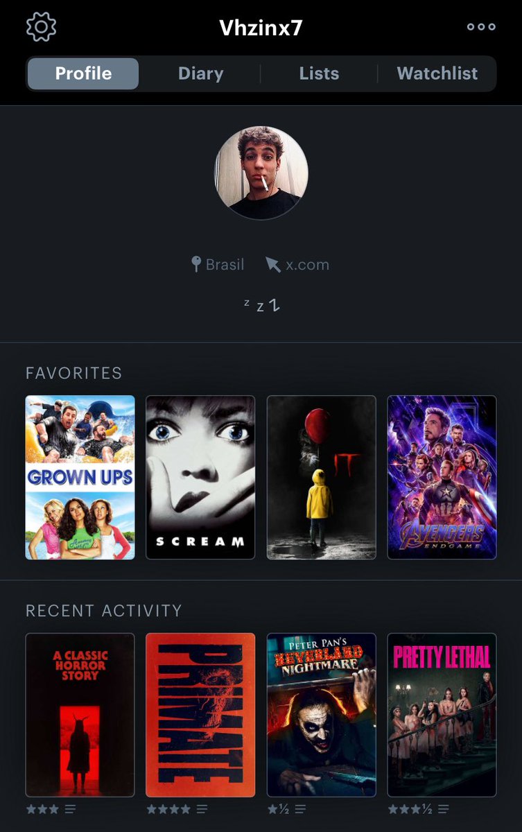 TuittaVhzin's tweet photo. Deixem o link do perfil de vocês do Letterboxd aqui nos comentários, vamos nos seguir por lá! Estou precisando de mutuals novos. https://t.co/g6gzcD6eeI