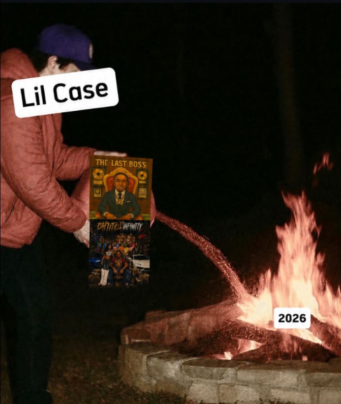 EMETheLabel's tweet photo. Me walking into 2026 with THE LAST BOSS and RICHTILLINFINITY 2.

Good luck everybody else. 😭♾️🔥 https://t.co/FKn8N64w9J
