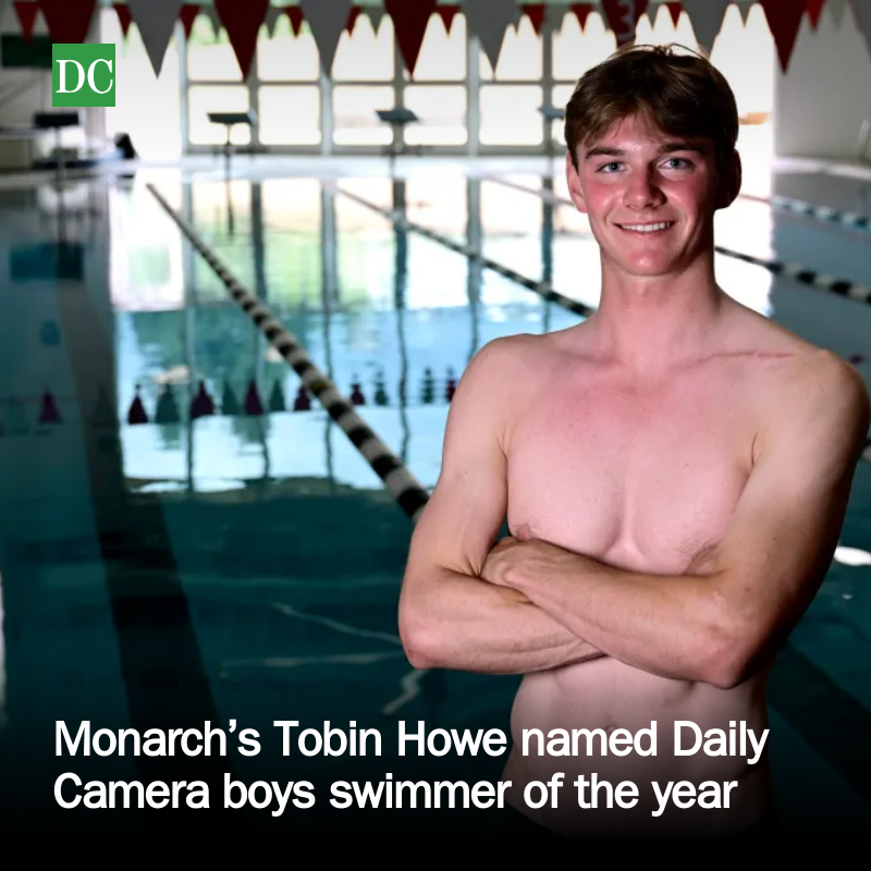 dailycamera's tweet photo. Monarch’s Tobin Howe named Daily Camera boys swimmer of the year https://t.co/JJhwwNoMmQ