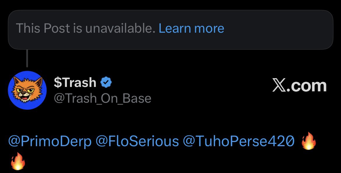 PrimoDerp's tweet photo. @Trash_On_Base @BLu_onBase @base @jessepollak @baseapp @FloSerious @TuhoPerse420 I get a lot of these lately. Post unavailbale though i know there is an active post https://t.co/f1MnfSJhQt