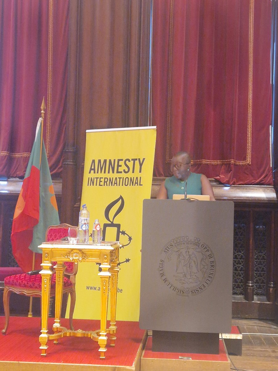 sonicorver's tweet photo. Esta noche, en Bruselas, participé en la conferencia sobre la independencia y eficacia de las jurisdicciones penales internacionales frente a la impunidad, organizada por @amnestybe
En tiempos en que la justicia internacional enfrenta presiones, ataques y dobles estándares, estos espacios importan.