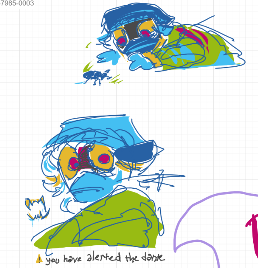 godsbeetle's tweet photo. art from the wb i did  hi vitto hi dante theyre always the subject of me messing around with different sites and ways of drawing #811game https://t.co/4gVulB98at