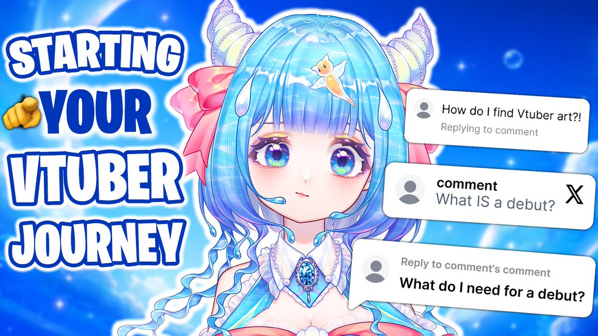 MokiMinaVT's tweet photo. My Second part of Vtubing 101 series is out! 

You have a Vtuber model- What's next?!?!
Do I NEED a debut? What are the different posts new Vtubers use to build hype? Where do I even find Vtuber art? 

Super quick video to go over the basics and help newbie Vtubers answer some of the most simple questions I get!