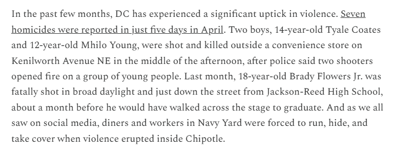 Rybread_26's tweet photo. It is deeply cynical for @kenyanmcduffie to invoke the names of murdered children to justify a pivot back to mass incarceration era policies. Invoking these tragedies is an admission of his own policy failures: https://t.co/QgtvspbXpE