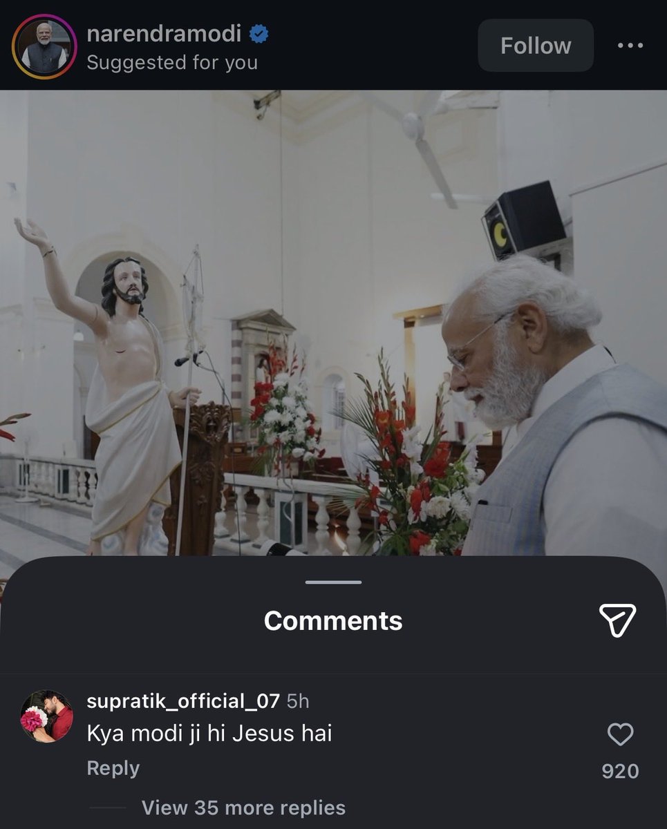 abortedzesus's tweet photo. kya modi ji he jesus hai? https://t.co/CRMkn2Ncsl