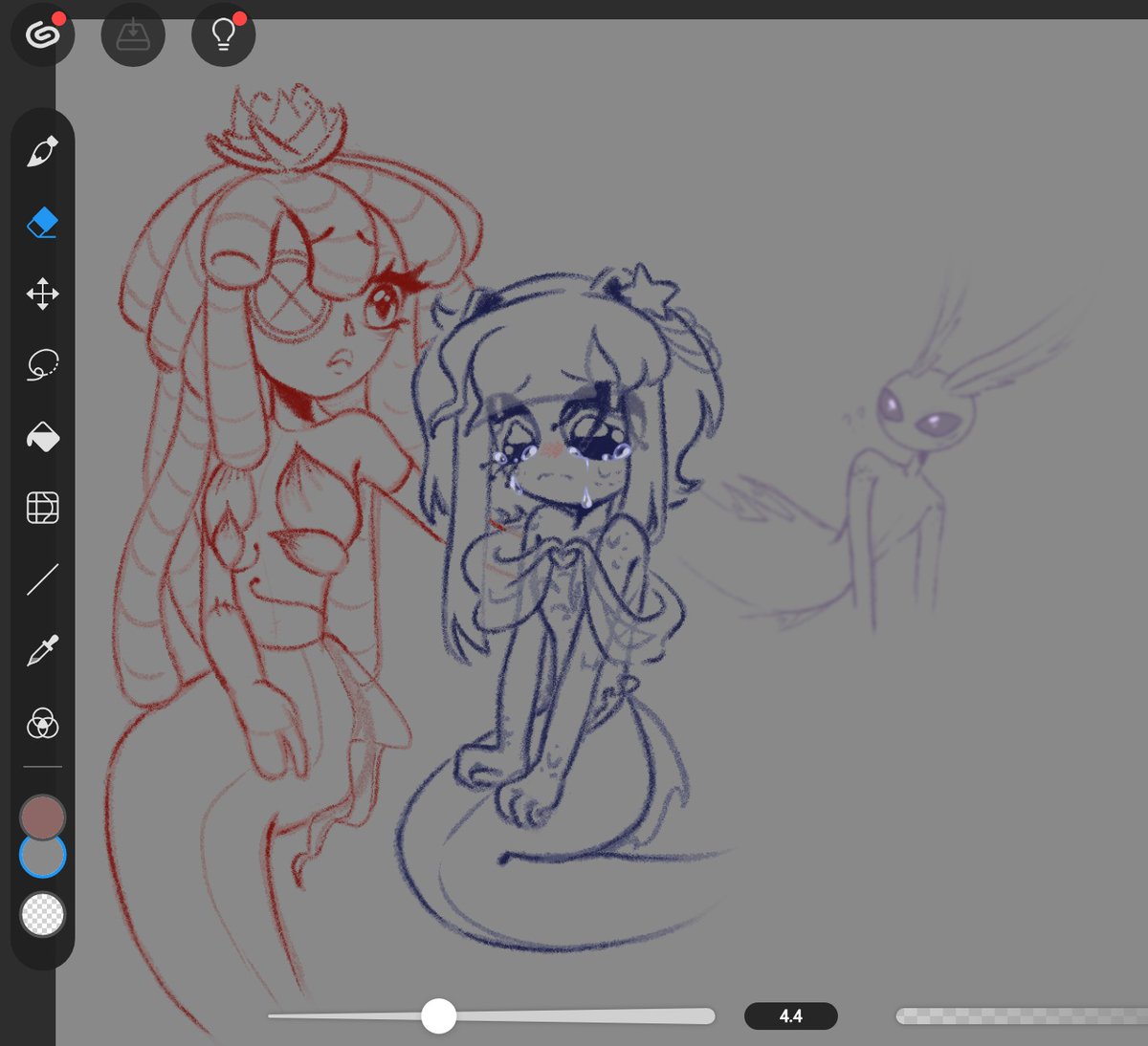 deonikkaa's tweet photo. some doodles, not connected 
#tadc #funnybunny #mermaid https://t.co/xKrnjiiRR8