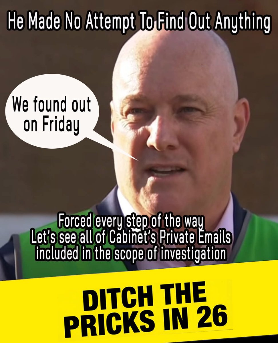AWilson1953's tweet photo. @NZNationalParty You won't be there https://t.co/Q2OasBR3XU