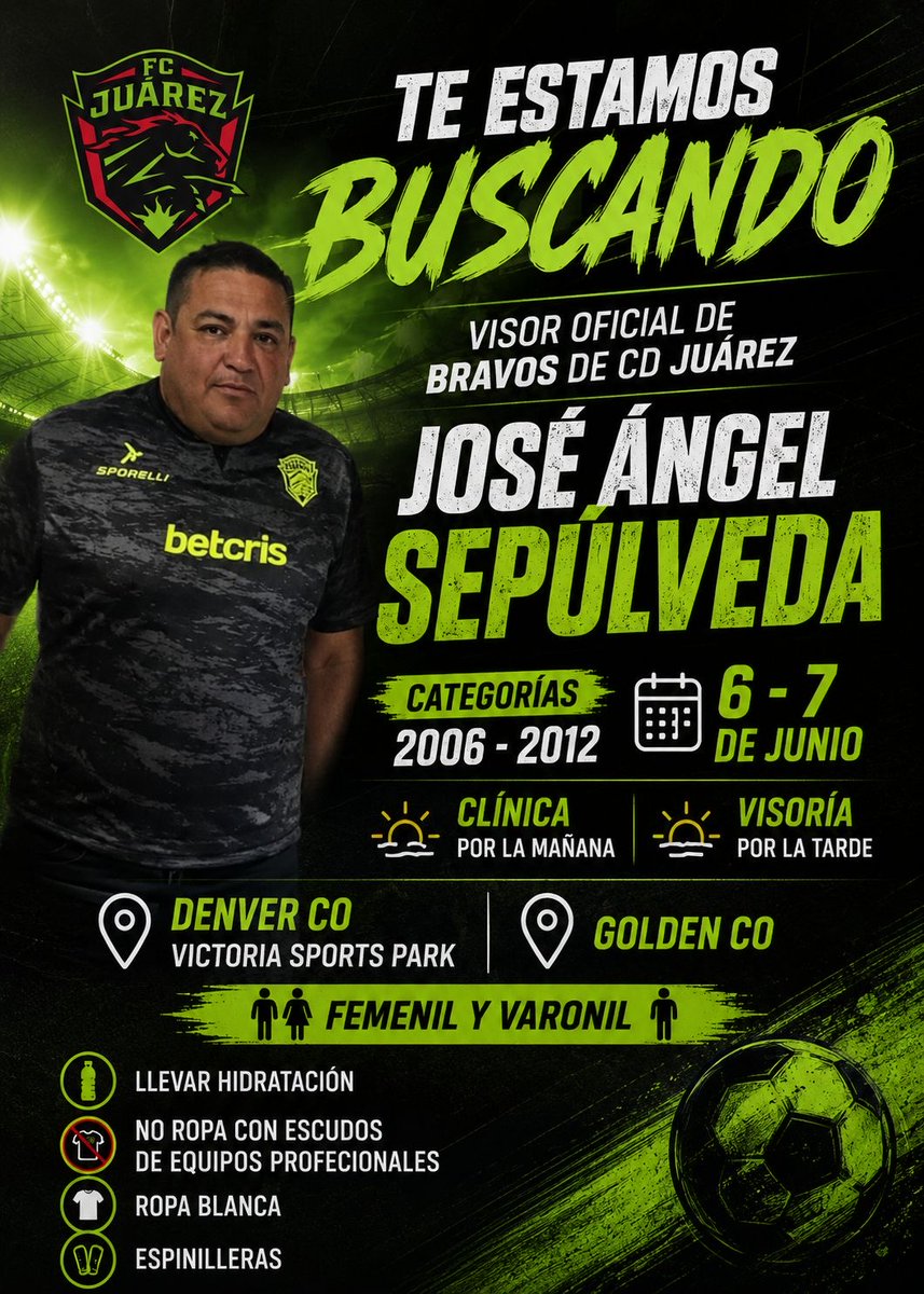 AztecaFC5280's tweet photo. Clinics Schedule for Saturday;
2011 &amp; 2012 at 10am 

08 09 &amp; 10 at 11am,

06 &amp; 07 at 12pm

Combine schedule for Saturday; 
2011 &amp; 2012 at 4pm 

08 09 &amp; 10 at 5pm

06 &amp; 07 at 6pm

Registrations at;
https://t.co/l6YjrnNLBs https://t.co/aNQHdi7kpM