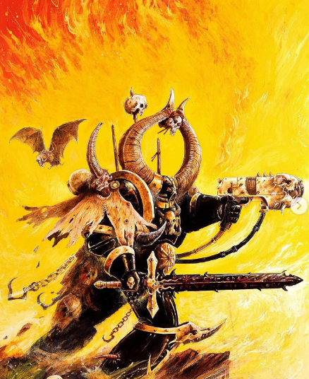 artofallan's tweet photo. Early '90s: Walked into a Games Workshop and fell in love with the minis and vibrant paints. I'd flip through White Dwarf magazines in awe . Never played, but it was always there.
John Blanche’s punkish art ignited my imagination and shaped my early creative voice RIP https://t.co/bmWgig8sWj