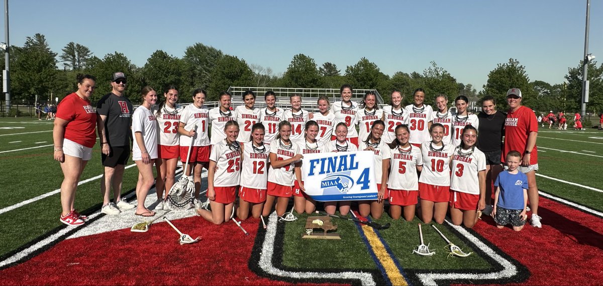 TrevorHass's tweet photo. Hingham girls’ lacrosse advances to the D2 semifinals @GlobeSchools @HarbormenNews @harborwomenlax https://t.co/RmjZ8K97WP