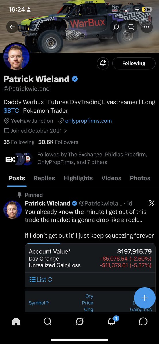 Randomname6480's tweet photo. @onlypropfirms @Patrickwieland Let’s fucking go https://t.co/97yMKC8WFD