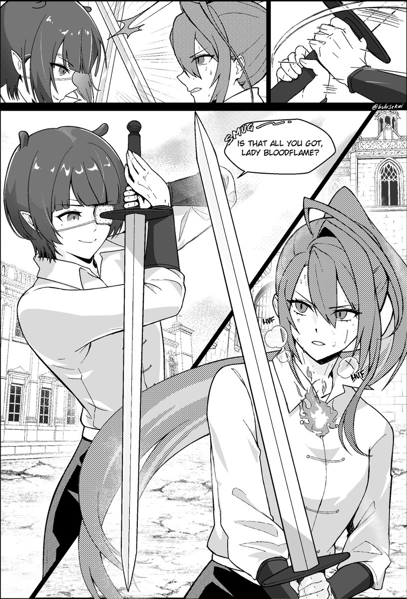 bulusekai's tweet photo. knight academy arc #inART #BloodflameArt #ENreco https://t.co/LfQCLP0RSd