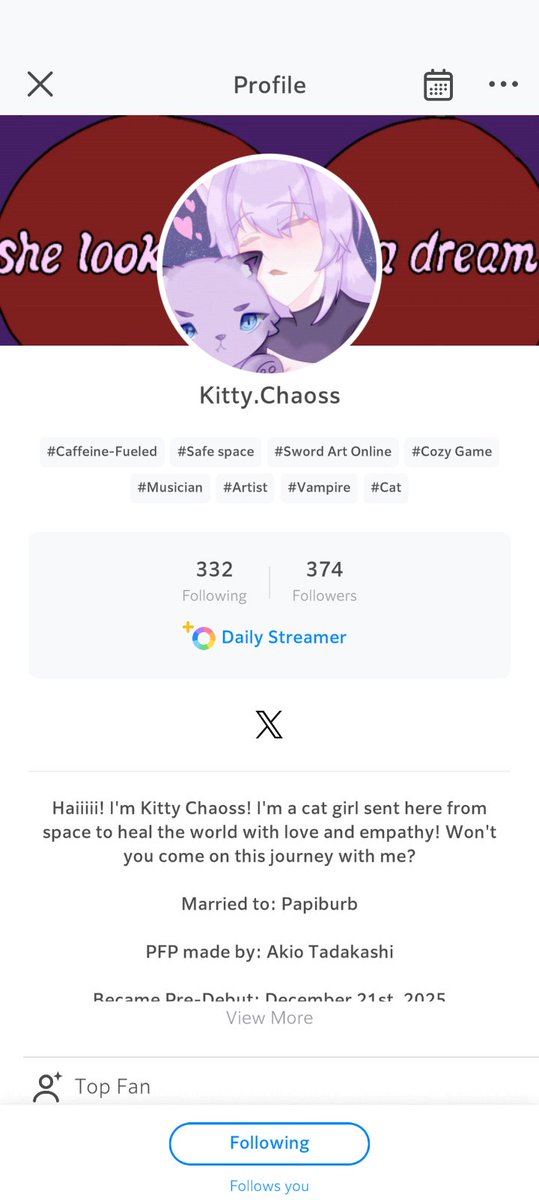 Kitty_Chaoss's tweet photo. AHHHH I'M SO CLOSE TO 200 FOLLOWERS ON HERE!! I'm so hyped! 200 on X and almost 400 on IRIAM!!!!! https://t.co/xdYj1ZosMv
