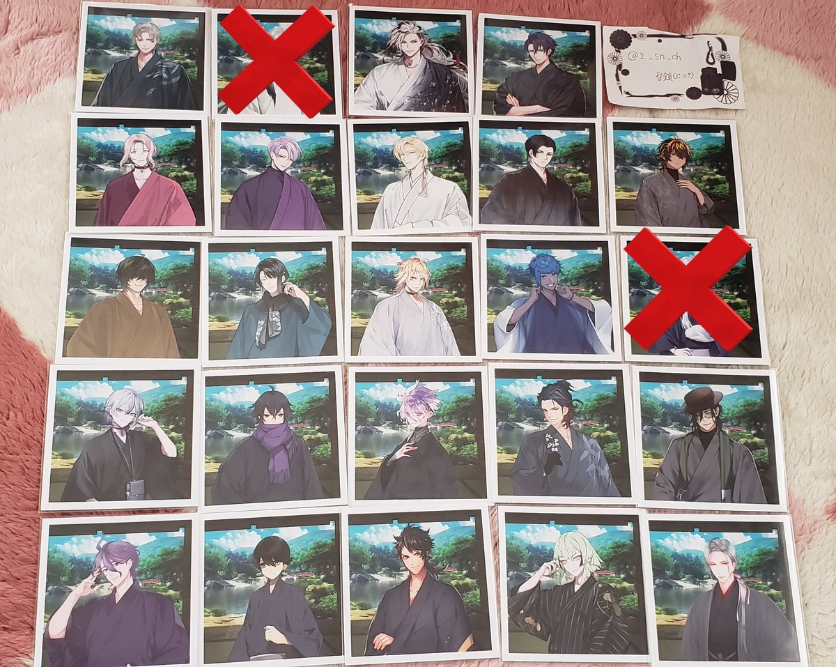 2_sn_ch's tweet photo. 【譲渡】刀剣乱舞 とうらぶ ましコレ 軽装 

譲 画像1～3枚目 (所持枚数はリプ参照)

求 1枚 190円+送料

郵送希望。譲渡は1枚目3枚目を同数以上含む方、纏めての方優先。 https://t.co/85XSlT5wsR