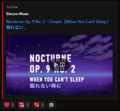 Eisrynn's tweet photo. ✨ NEW SONG ALERT! ✨ Oyasumi Club members and my Twitch subs can already access my latest music video on YouTube. 🎵 On Monday I'll set it as a premiere and watch it together on Wednesday. Special thanks to Firmost for being the first one to join the Oyasumi Club! 💖Link below! https://t.co/v7fKhCNvHI