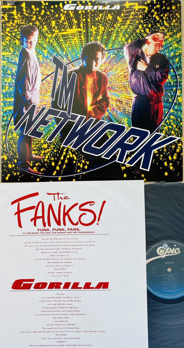 Limited_Night_'s tweet photo. 【今日は何の日】

TM NETWORK
3rdアルバム『GORILLA』発売 ①
（1986年6月4日）
㊗️40周年

GIVE YOU A BEAT
NERVOUS
PASSENGER
Confession ～告白～
You can Dance
I WANT TV
Come on Let's Dance
GIRL
雨に誓って～SAINT RAIN～
SAD EMOTION https://t.co/mt0sJcPrW2