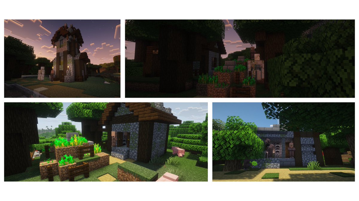 minecraft_fra's tweet photo. Avec MMV – Moog’s Missing Villages, les jungles et les marais ont enfin leurs villages dans Minecraft. Un mod pensé dans un style vanilla, pour compléter deux biomes que Mojang avait laissés un peu à part.

https://t.co/IpdHwZKI7K https://t.co/z36iHjHY5V