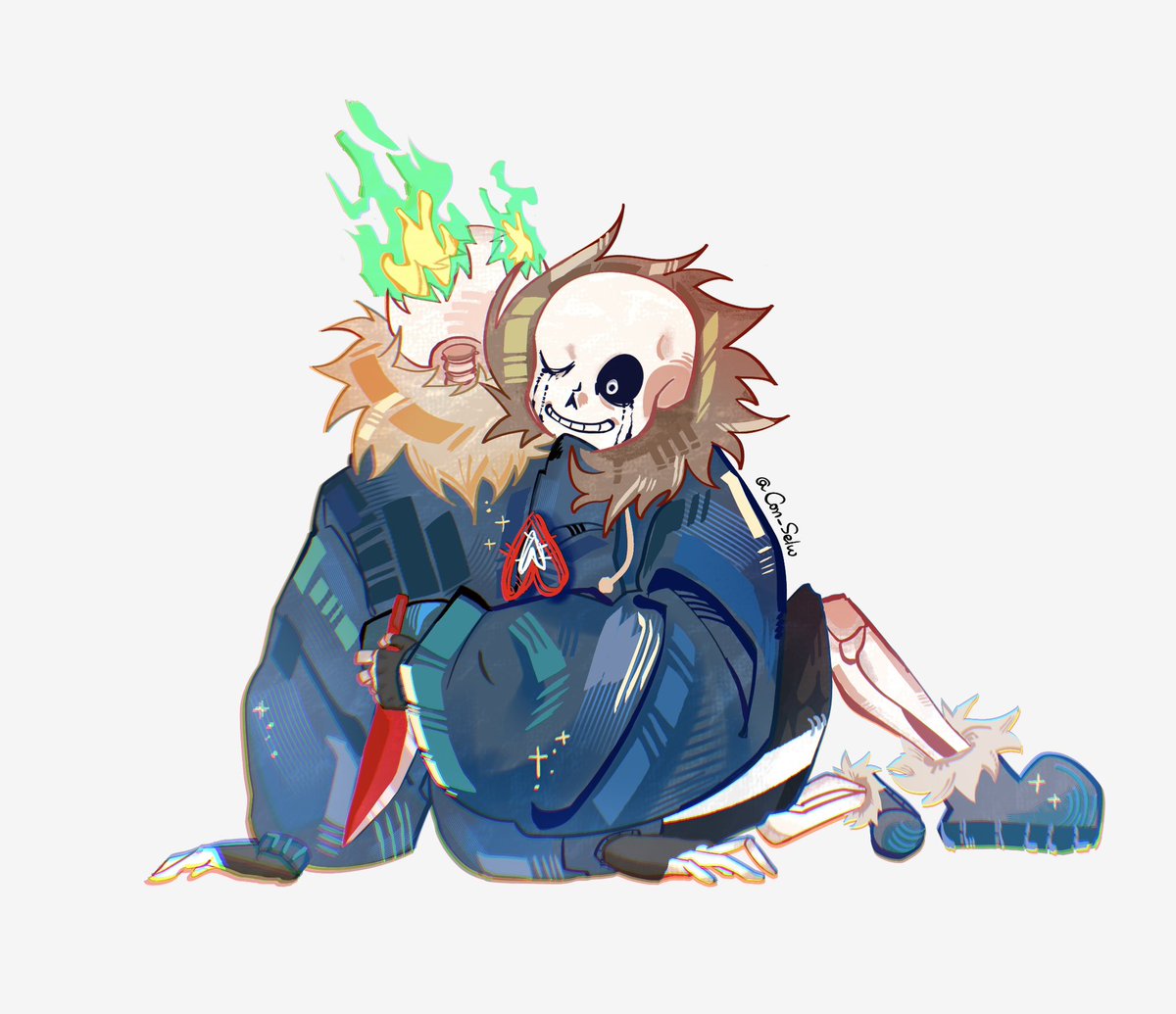 Con_Selw's tweet photo. Did a drawing for a ship I quite enjoy^^

#Colorkiller #Colorsans #Killersans https://t.co/MlUyW5wj9H