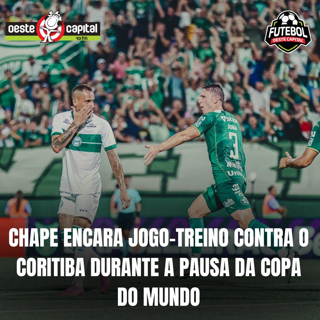 Mathiasbr99's tweet photo. A Chapecoense terá um importante teste durante a pausa para a Copa do Mundo. O Verdão enfrenta o Coritiba no dia 10 de julho, em Curitiba, visando a preparação para a sequência da temporada.
Foto: Rafael Bressan
#Chapecoense #Coritiba #Futebol #OesteCapitalEsportes https://t.co/PjmfEsJuED