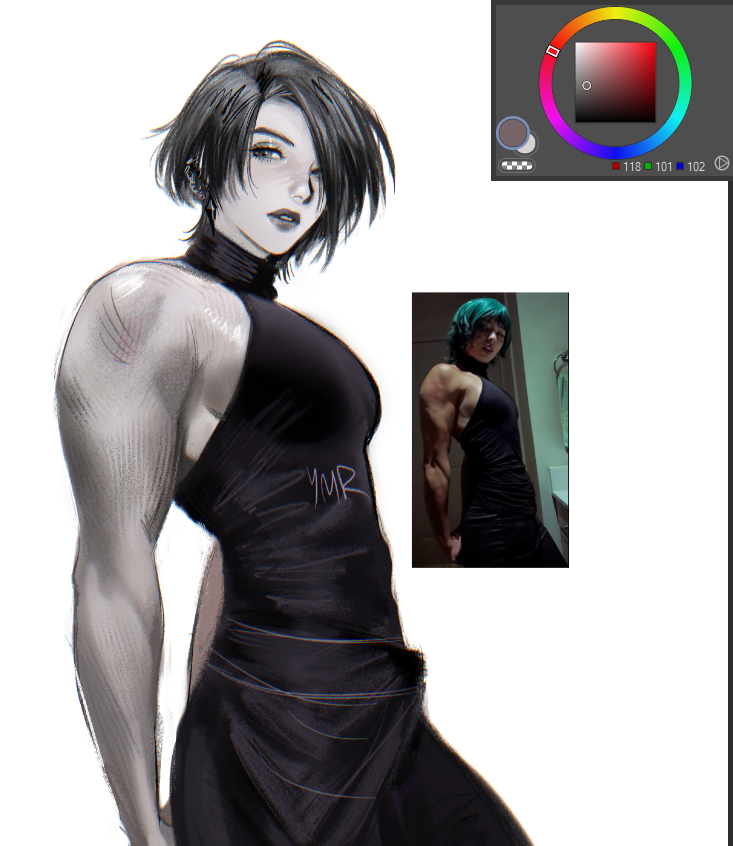 _ymr18's tweet photo. just met Zero in game and immediately opened clipstudio #ff14 https://t.co/aDY6gU0EUN