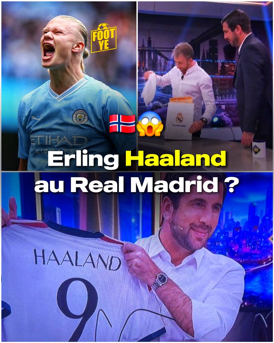 Footye_'s tweet photo. 🔴 BREAKING ! Enrique Riquelme 🇪🇸 promet de recruter Erling Haaland 🇳🇴 au Real Madrid s’il devient président du club ! 🤍😱

Le candidat à la présidence madrilène frappe fort avec une annonce XXL qui risque de faire énormément parler chez les supporters merengues. ✨️ https://t.co/xoHPyW2lrp